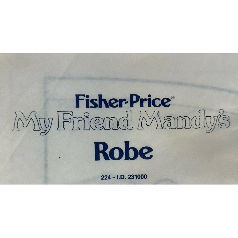 Vintage Fisher Price‎ My Friend Mandys Doll Clothing Sewing Patterns Set of 6